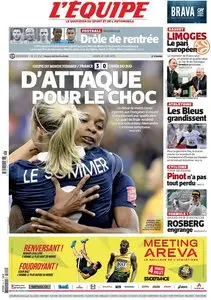 L'Equipe du Lundi 22 Juin 2015