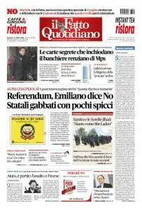 Il Fatto Quotidiano - 9 Ottobre 2016