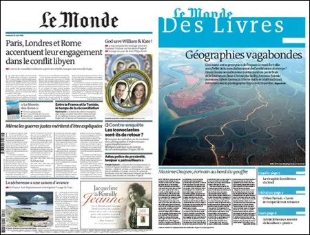 Le Monde - 22 April 2011 (+ Supplement)