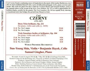 Sun-Yuong Shin, Benjamin Hayek, Samuel Gingher - Carl Czerny: Piano Trios (2018)