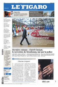 Le Figaro du Vendredi 14 Décembre 2018