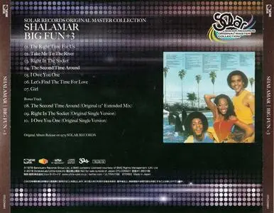 Shalamar - Big Fun (1979) [2018, Japan] {Remastered with 3 Bonus Tracks}