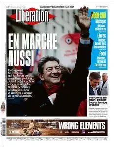 LIbération du Samedi 18 et Dimanche 19 Mars 2017