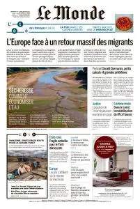 Le Monde du Dimanche 28 et Lundi 29 Août 2022
