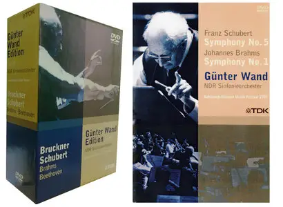 Günter Wand Edition - BOXSET 4DVD VOL 2 - Schubert: Symphony No. 5 | Brahms: Symphony No. 1 - DVD 7/8