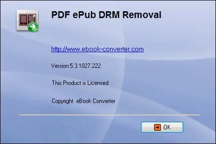PDF ePub DRM Removal 5.3.1027.222