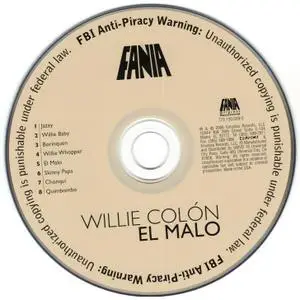 Willie Colon - El Malo (1967) {Fania 773130029-2 rel 2006}