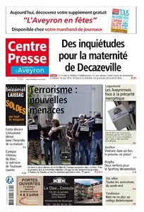 Centre Presse L'Aveyron - 27 Juin 2015