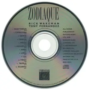 Rick Wakeman & Tony Fernandez - Zodiaque (1988)