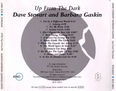 Dave Stewart & Barbara Gaskin - Up From the Dark (1986)