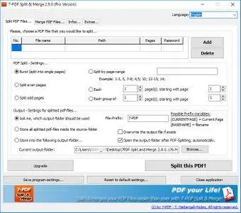 7-PDF Split and Merge 2.8.0.176 + Portable