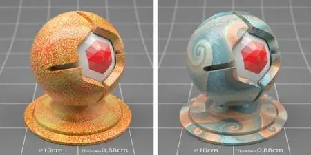 The Pixel Lab: Redshift C4D Material Pack