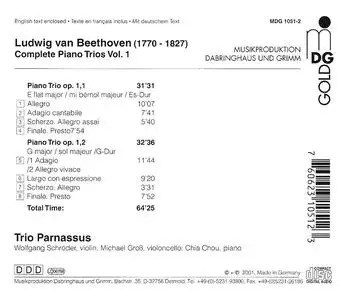 Trio Parnassus - Ludwig van Beethoven: Complete Piano Trios, Vol. 1 (2001)