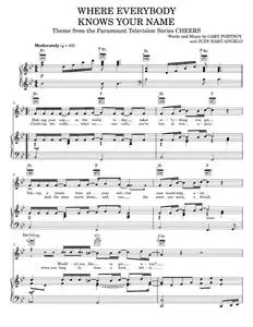 Where Everybody Knows Your Name - Gary Portnoy, TV Theme Song (Piano-Vocal-Guitar)