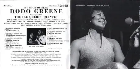 Dodo Greene - My Hour Of Need (1962) {Blue Note Connoisseur CD Series, CDP 7243 8 52442 2 3 rel 1996}