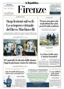 la Repubblica Firenze - 25 Novembre 2020