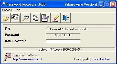 Xaviware Password Recovery Mdb 2.09