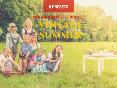 CreativeMarket - 6 Summer Vintage Lightroom Presets