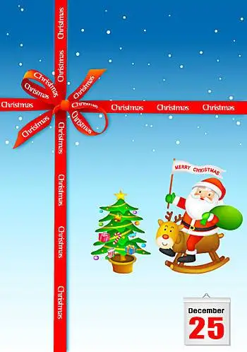 X1942 HQ Christmas Vectors #1