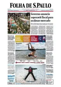 Jornal Folha de São Paulo - 4 de janeiro de 2014 - Sábado