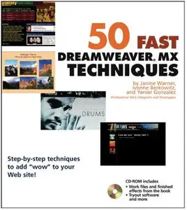 Janine Warner, 50 Fast Dreamweaver MX Techniques (Repost) 