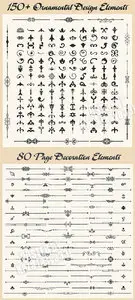 Vintage calligraphy 12