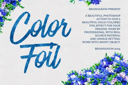 CreativeMarket - Color Foil - PSD Action