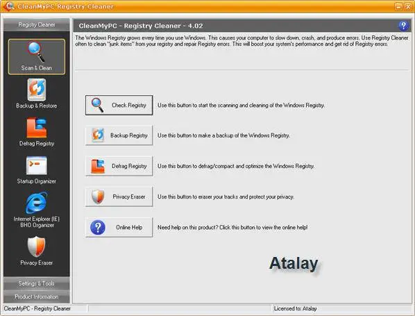 Portable CleanMyPC™ Registry Cleaner v4.02