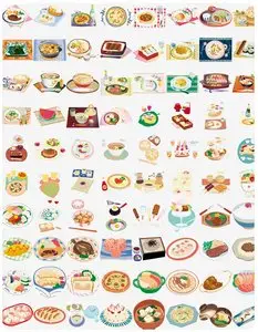 Food vectors