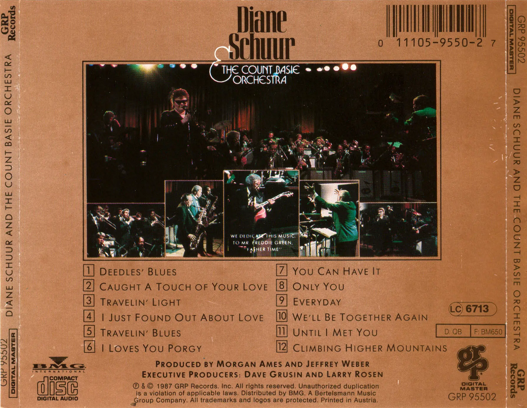 Diane Schuur & The Count Basie Orchestra - Diane Schuur And The Count ...