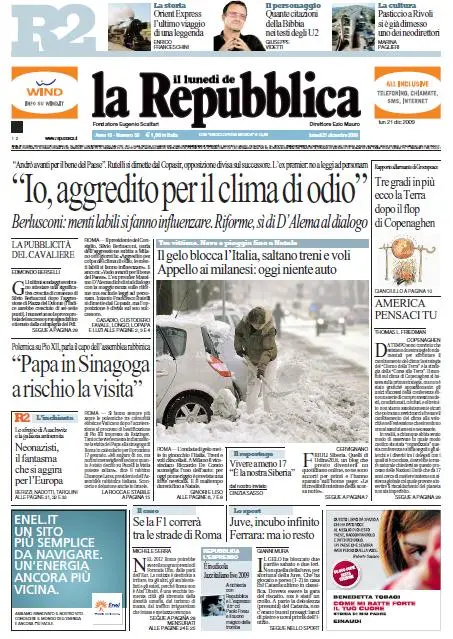 La Repubblica (22-12-09)