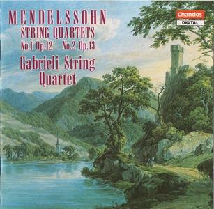 Gabrieli String Quartet - Mendelssohn: String Quartets Nos. 1 & 2 (1990)