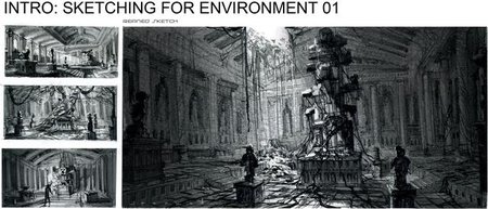 Intro to Sketching for Environment: Getting started by John J. Park