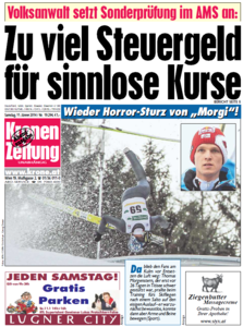 Kronen Zeitung, 11. Januar 2014