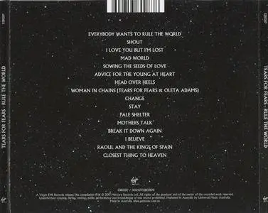 Tears For Fears - Rule The World : The Greatest Hits (2017)