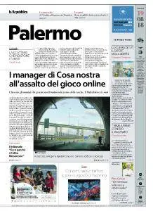 la Repubblica Palermo - 19 Agosto 2018