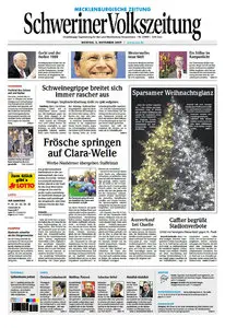 Schweriner Volkszeitung 02.11.2009 (Ausgabe Stadt Schwerin)