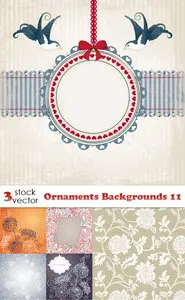 Vectors - Ornaments Backgrounds 11