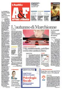 Affari&Finanza N.28 Anno 25 - de La Repubblica (12.09.2011)