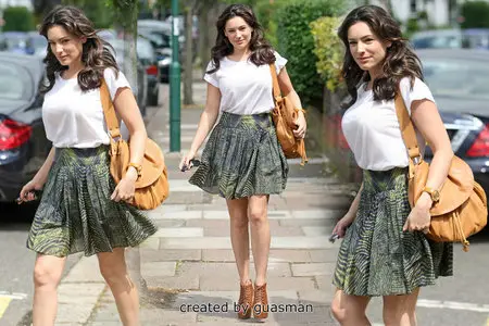 Kelly Brook - Out in North London July 20, 2012