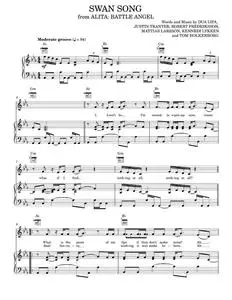 Swan song - Dua Lipa (Piano-Vocal-Guitar)