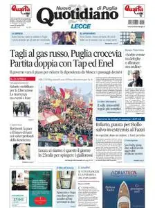 Quotidiano di Puglia Lecce - 25 Aprile 2022