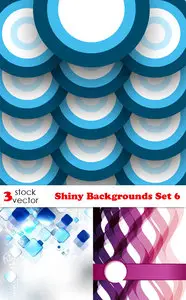 Vectors - Shiny Backgrounds Set 6