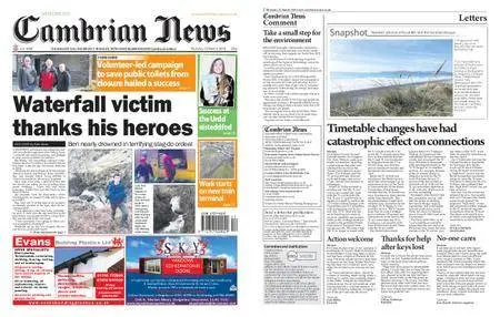 Cambrian News Meirionnydd – 23 March 2018