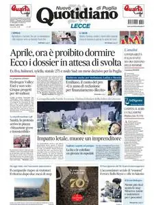 Quotidiano di Puglia Lecce - 1 Aprile 2023