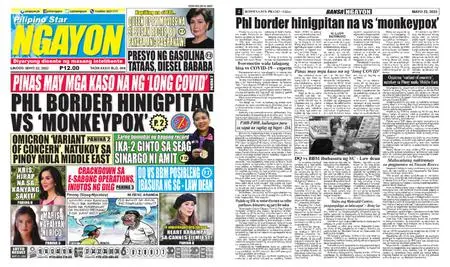 Pilipino Star Ngayon – Mayo 22, 2022