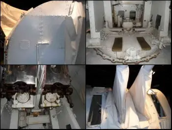 Twin 4 inch Naval Gun Turret Walk Around