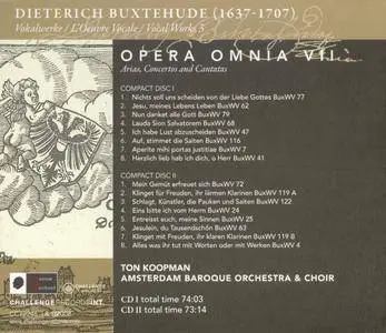 Ton Koopman - Buxtehude: Opera Omnia VII (Vocal Works 3) (2CD) (2008)