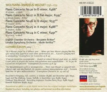 Clifford Curzon - Mozart: Piano Concertos Nos. 20, 23, 24, 26 & 27 (2002)