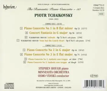 Stephen Hough, Osmo Vänskä, Minnesota Orchestra - The Romantic Piano Concerto, Vol. 50: Tchaikovsky: Piano Concertos (2010)